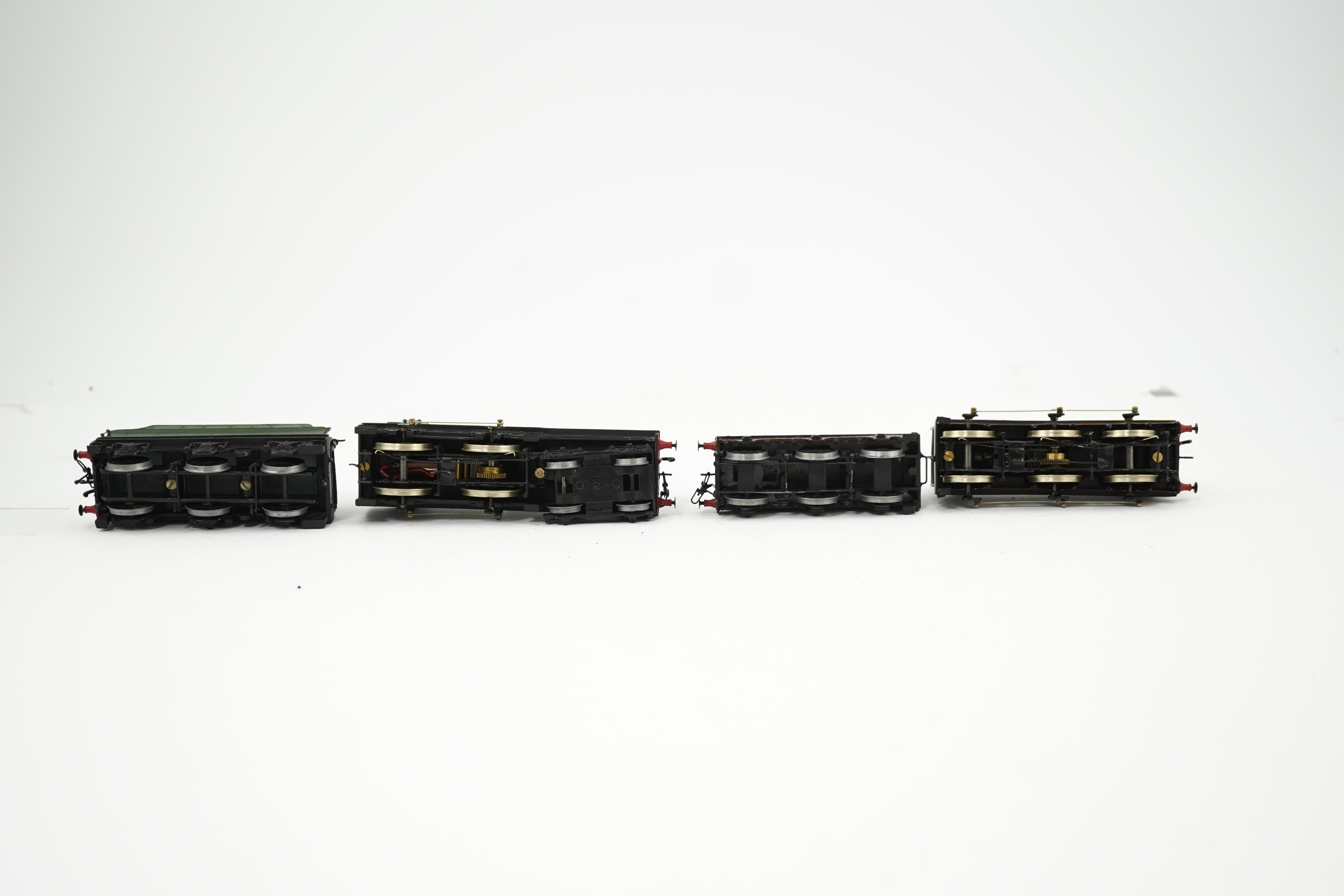 Two 00 gauge brass and white metal kit built GWR tender locomotives; an Armstrong 0-6-0, 671, together with an Earl class 4-4-0, Earl of Berkeley 3217, constructed, painted and lined to a high standard, both motored for